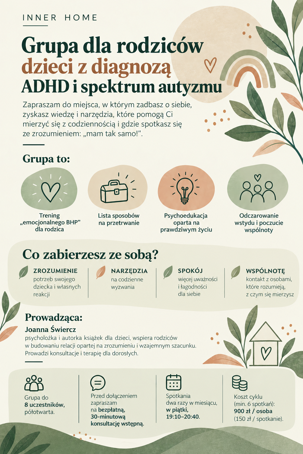 Grupa wsparcia dla rodziców dzieci z ADHD i w spektrum autyzmu